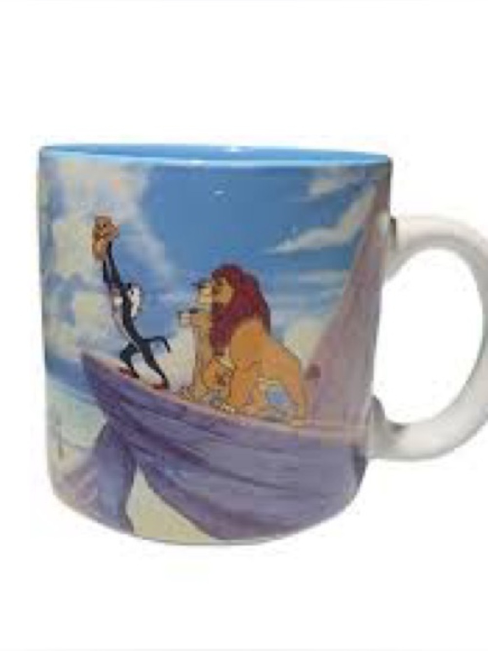 Disney The Lion King Pride Rock Simba Ceramic Coffee Mug New